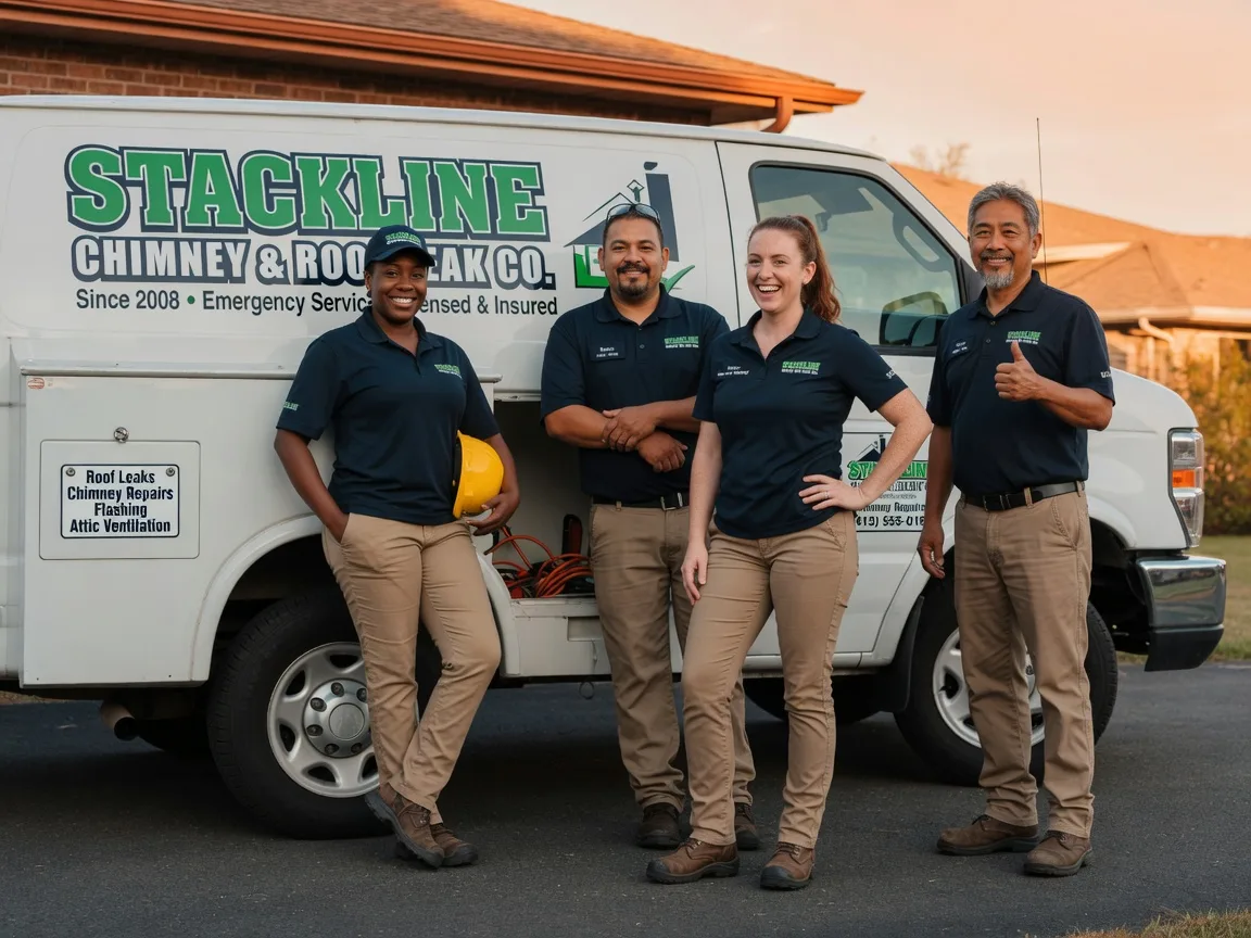 Chimney flashing repair company in Easton, MO